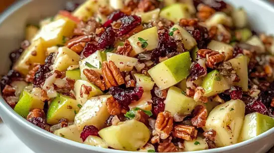 Apple Cranberry Pecan Salad