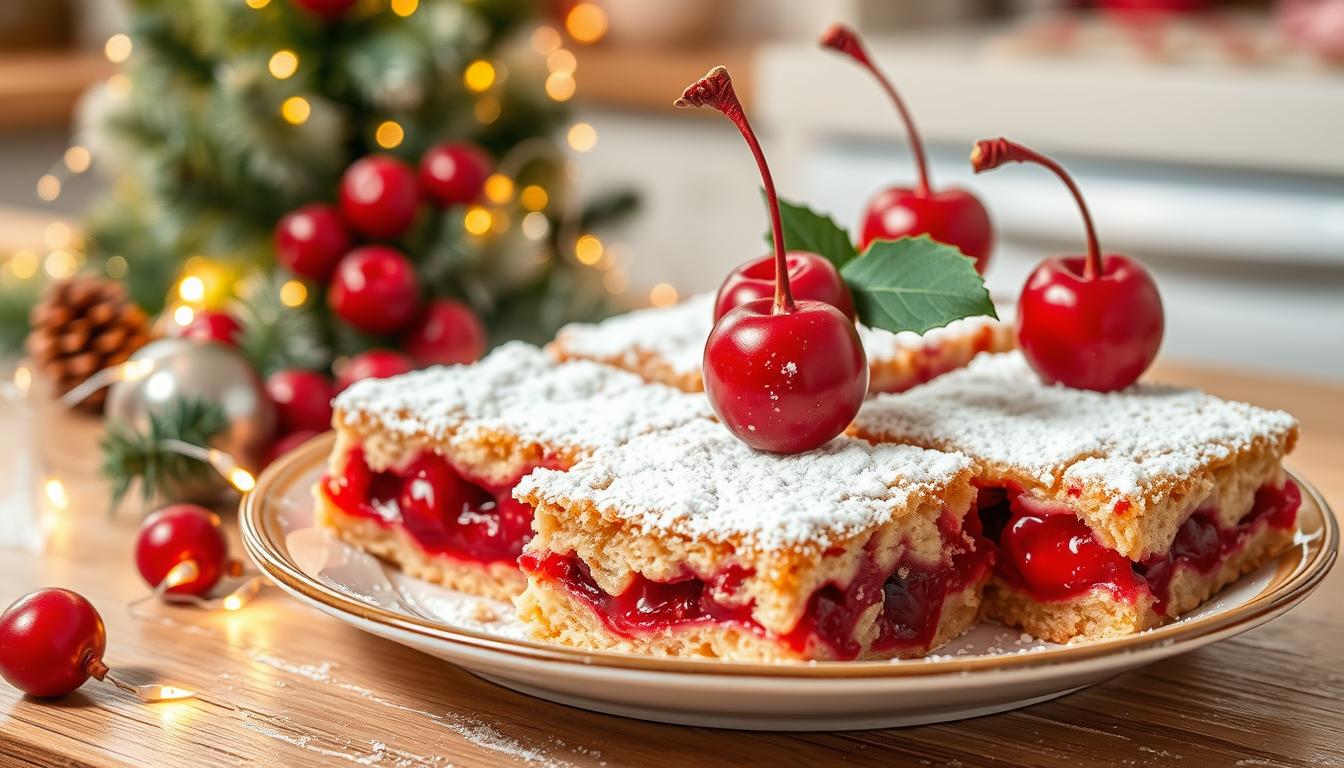 Christmas Cherry Bars