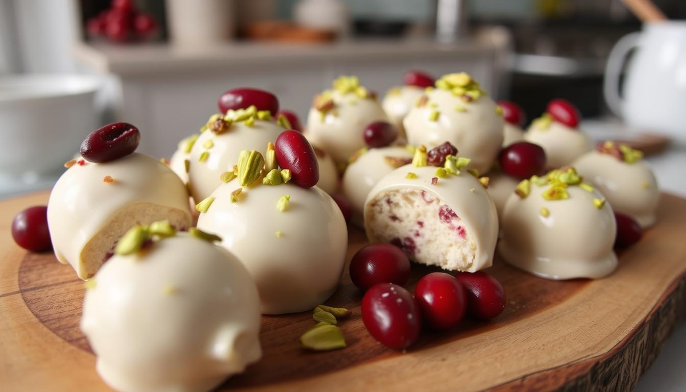 Cranberry Pistachio Cheesecake