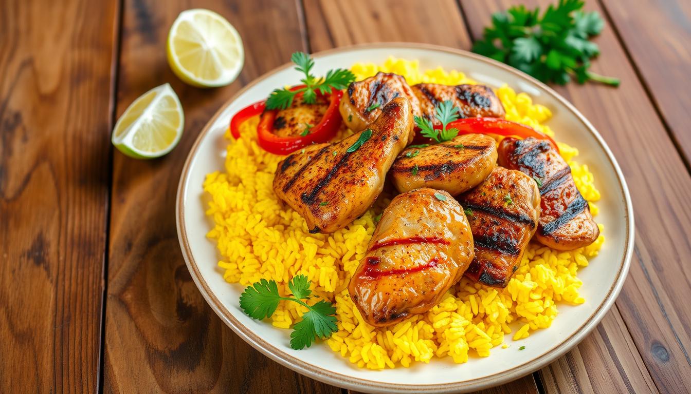 chicken and yellow rice recipe