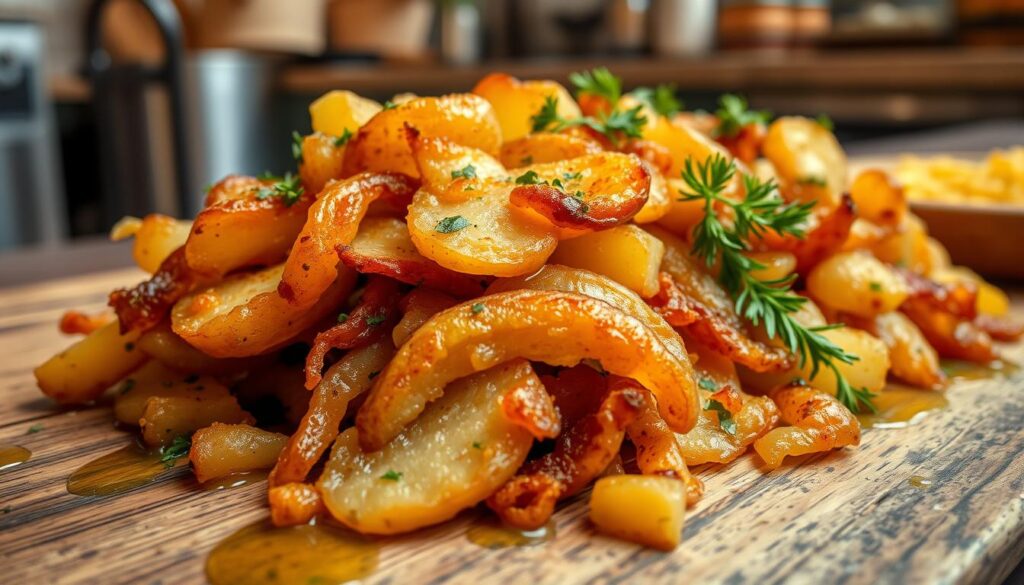 crispy fried potatoes