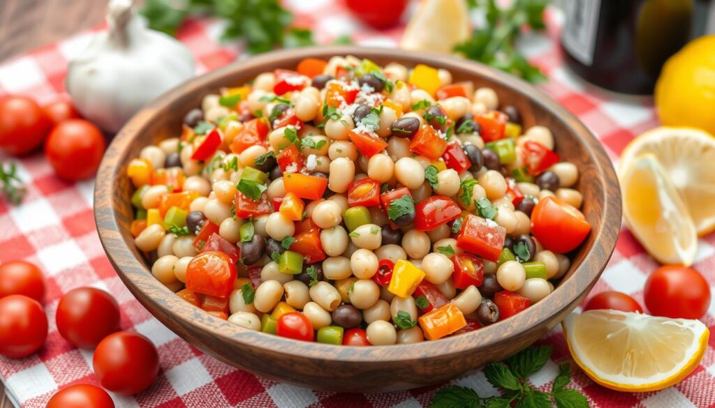 dense bean salad recipe