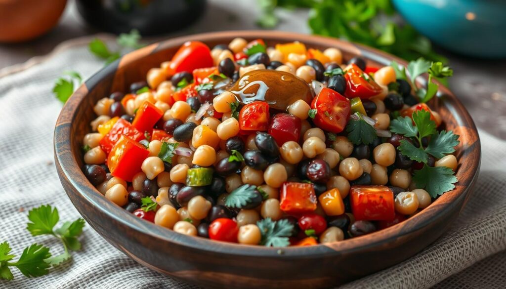 dense bean salad recipe