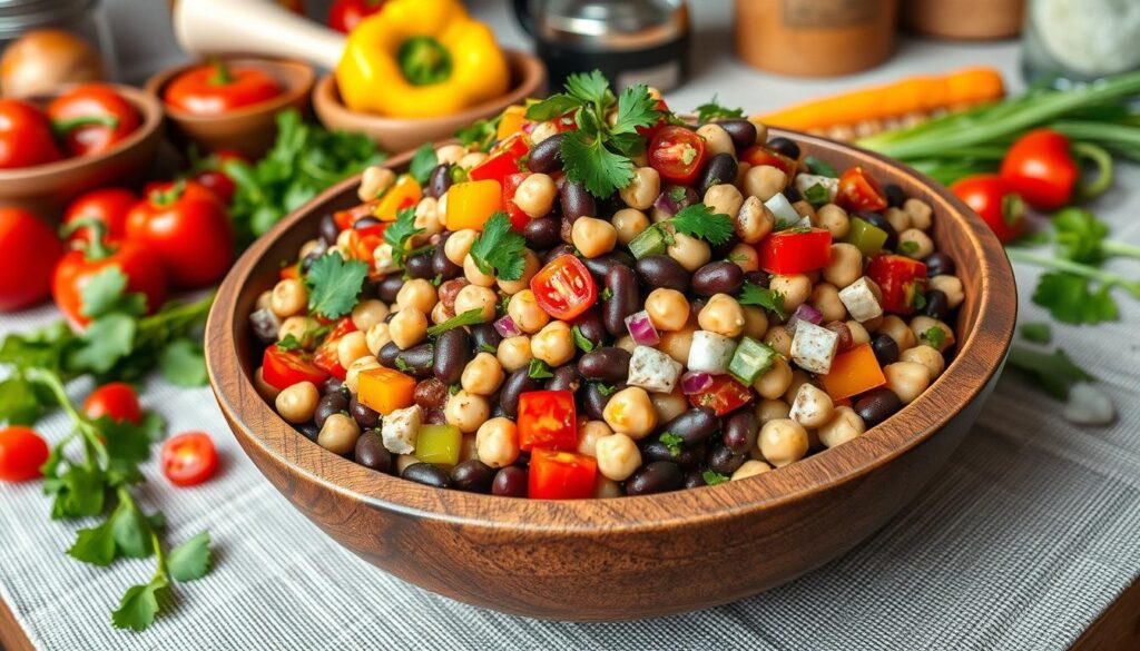 dense bean salad recipe