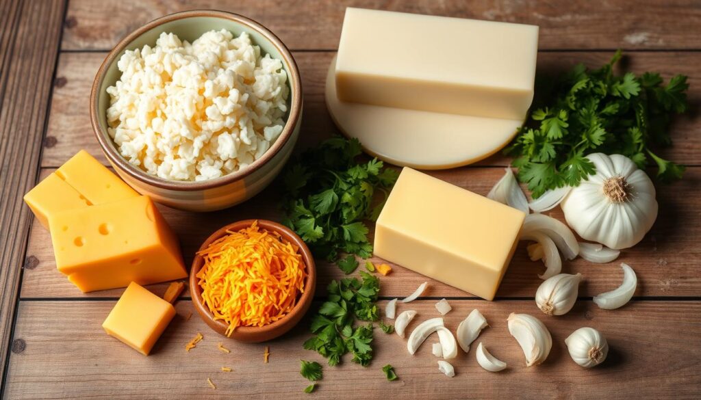 essential cheesy rice ingredients