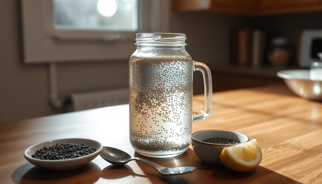 how to make chia seed water overnight