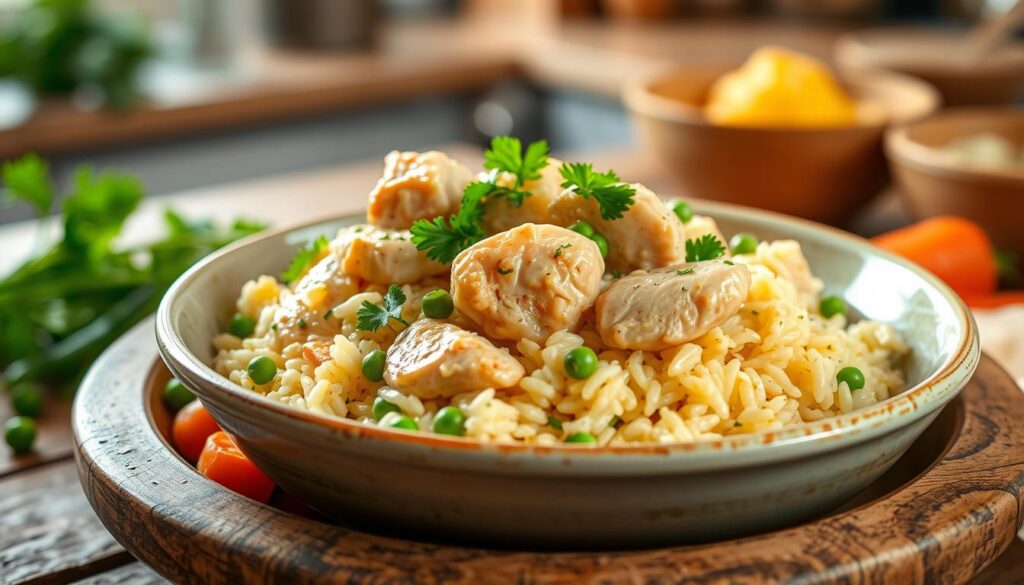 Creamy Chicken and Rice: A Hearty Recipe for Busy Nights