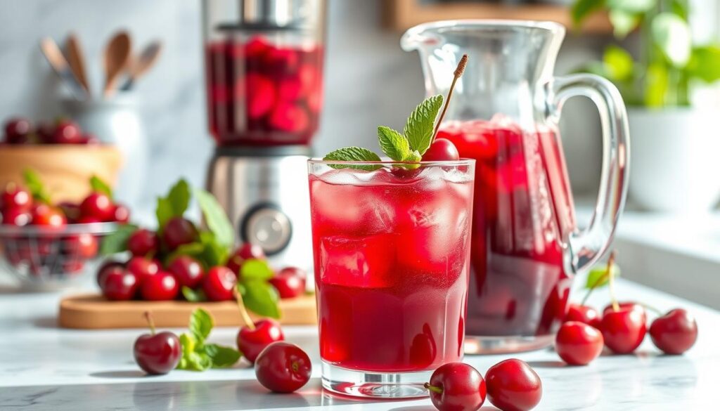 Refreshing Tart Cherry Juice Mocktail Recipe