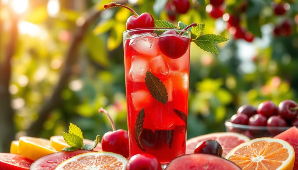 Refreshing Tart Cherry Juice Mocktail Recipe