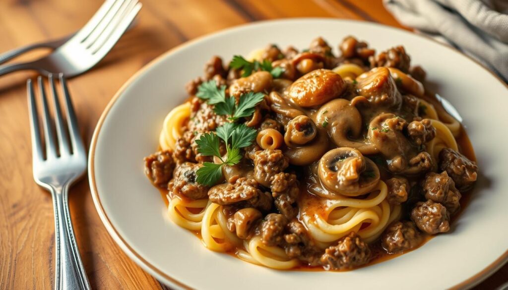 Beef Stroganoff with Ground Beef: Easy Weeknight Dinner Recipe