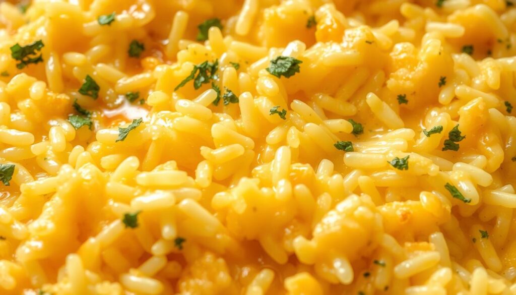 perfect cheesy rice texture