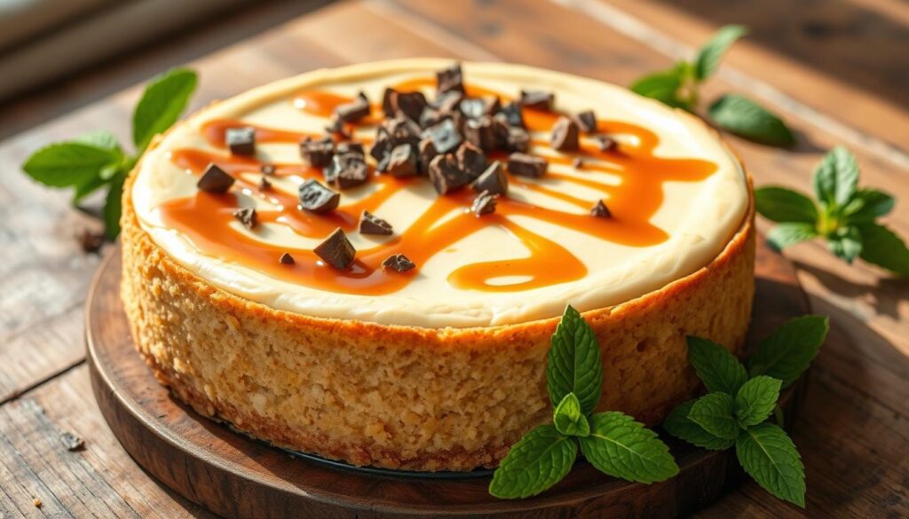 shortbread crust cheesecake