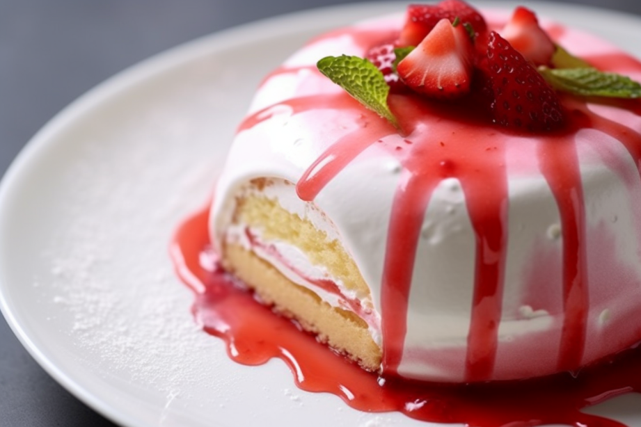 Strawberry Baked Alaska