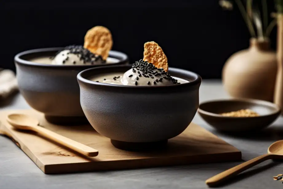 Black Sesame Ice Cream