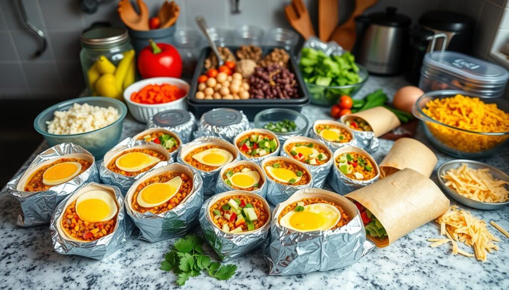 Breakfast Burritos Meal Prep