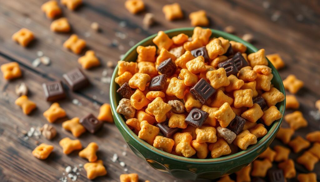 Cheez It Peanut Butter Chocolate Snack Mix