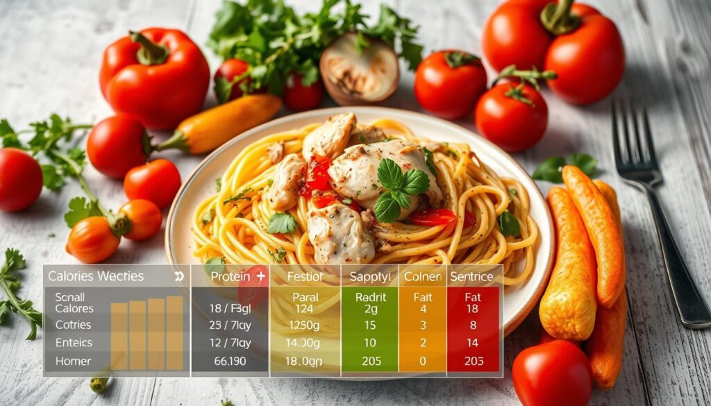 Chicken Spaghetti Nutritional Information