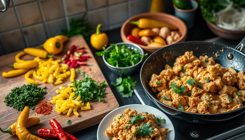 Churu Chicken Amarillo Preparation