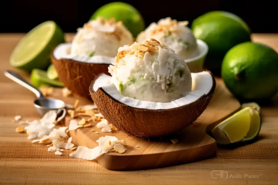 Coconut Lime Ice Cream