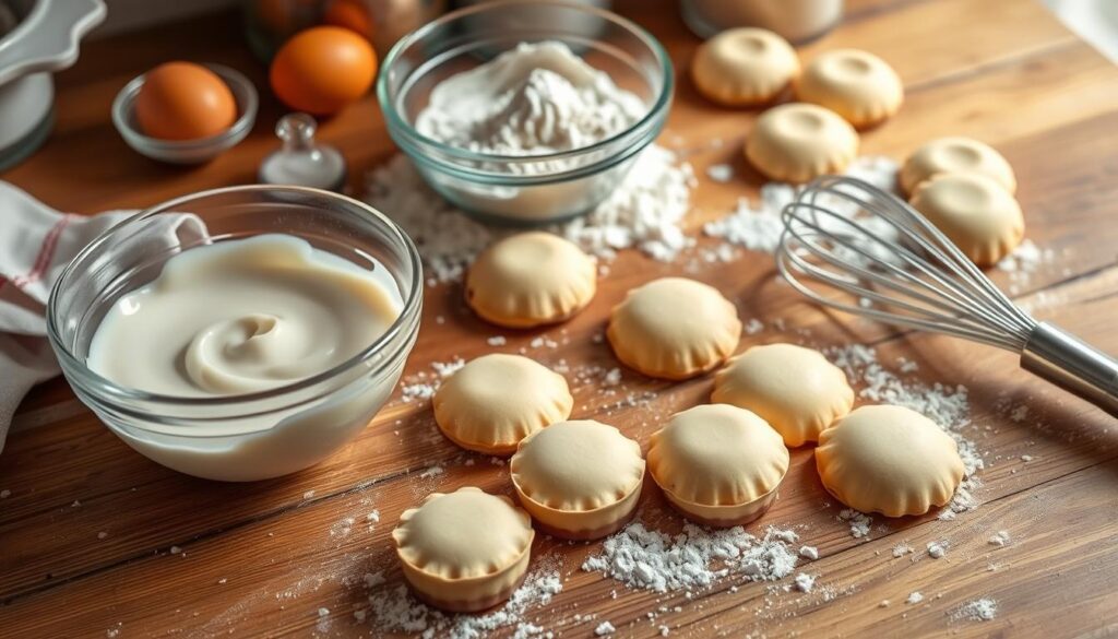 Cream-infused Madeleine Cookies Preparation