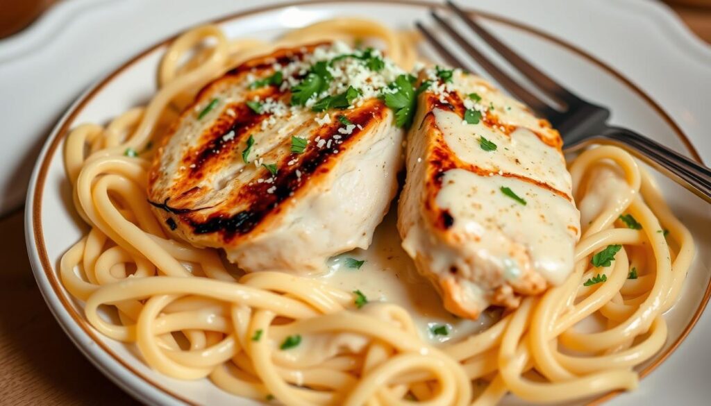 Creamy Chicken Alfredo Dish