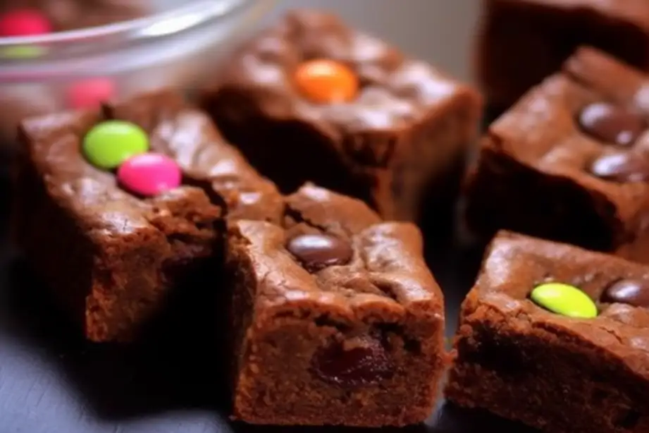 Financiers-au-chocolat-et-dragees-au-chocolat