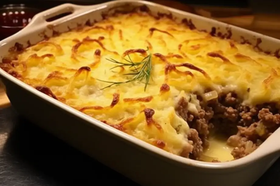 French Onion Ground Beef and Rice Casserole