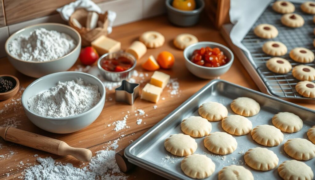 Gluten-Free Yoyo Biscuit Preparation