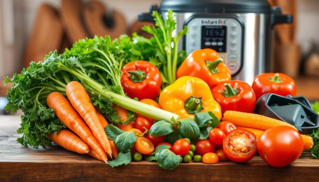 Instant Pot Vegetable Soup Ingredients