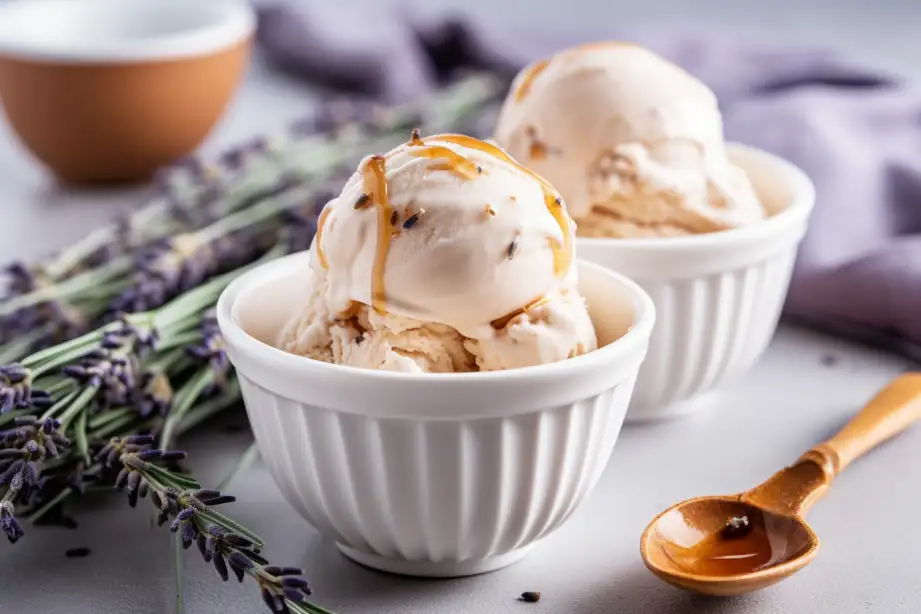 Lavender Honey Ice Cream