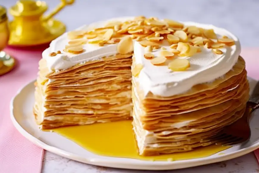 Lemon Meringue Crêpe Cake