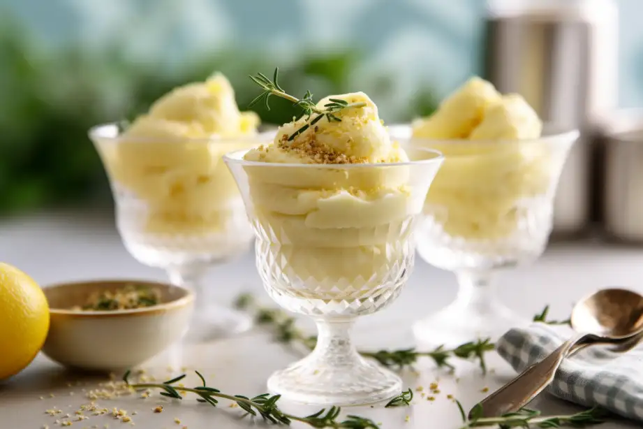 Lemon Thyme Sorbet