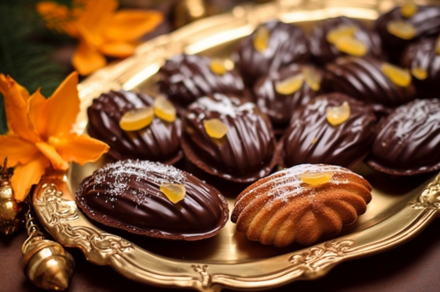 Chocolate and Orange Madeleines