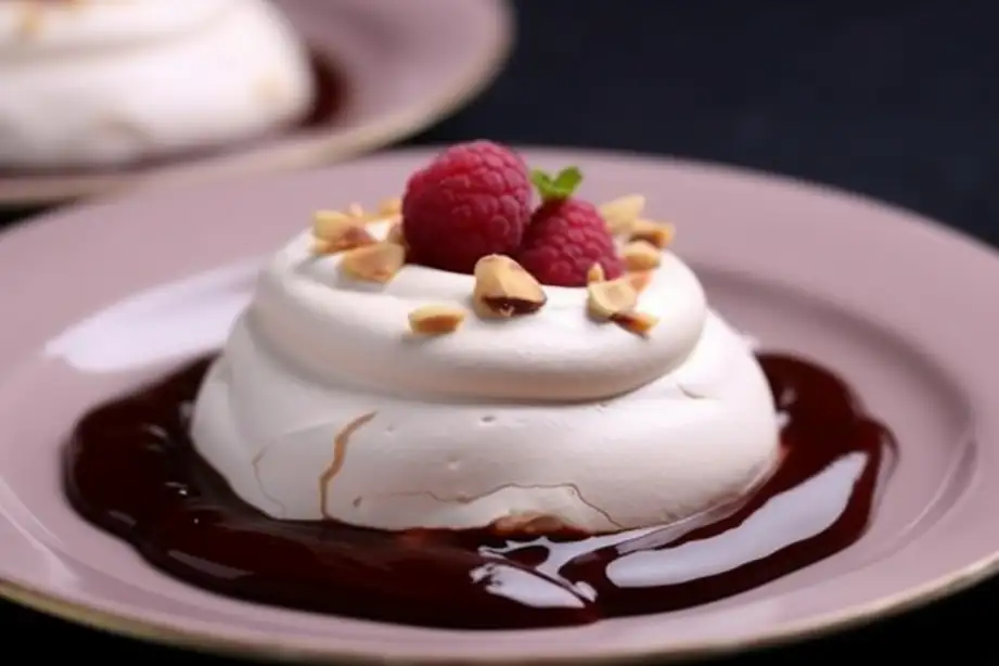 Mini Chocolate Hazelnut Pavlovas