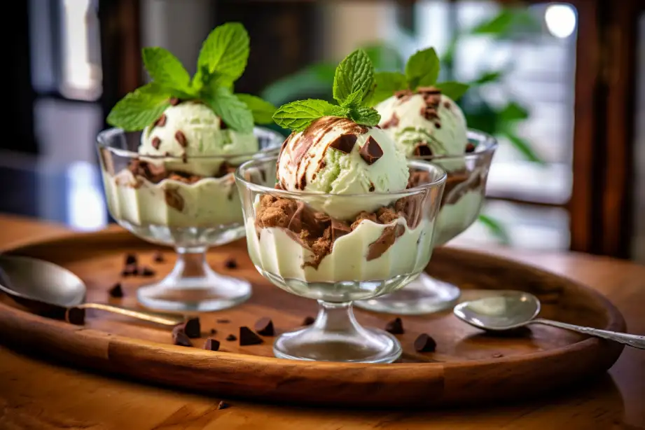 Mint Chocolate Chip Ice Cream