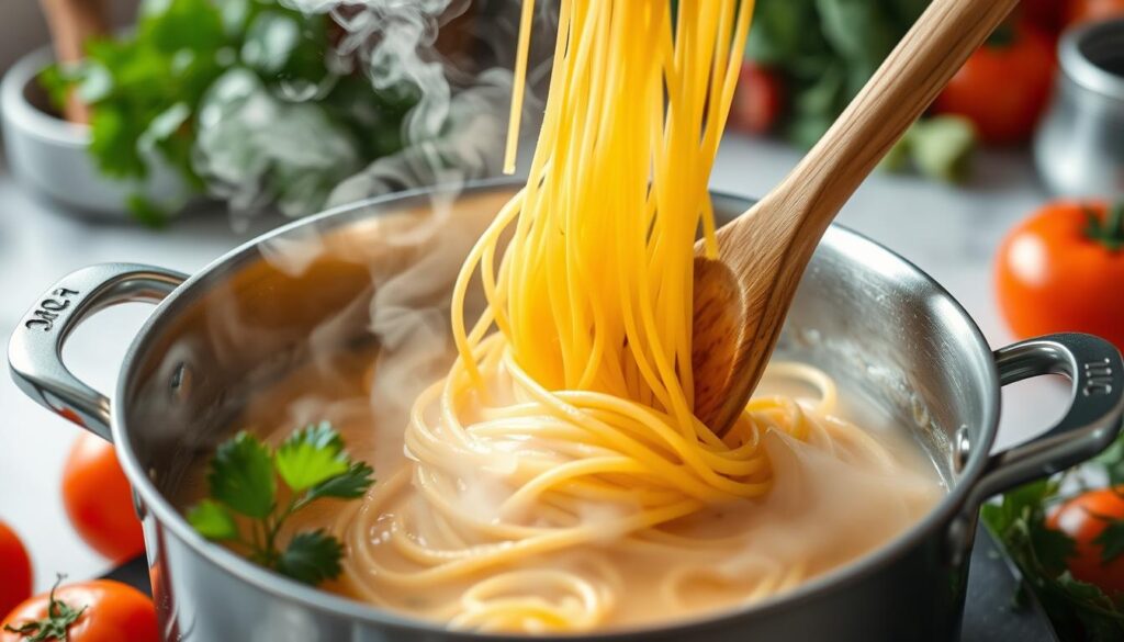 Pasta Cooking Techniques Stirring