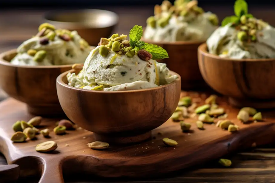 Pistachio Cardamom Gelato