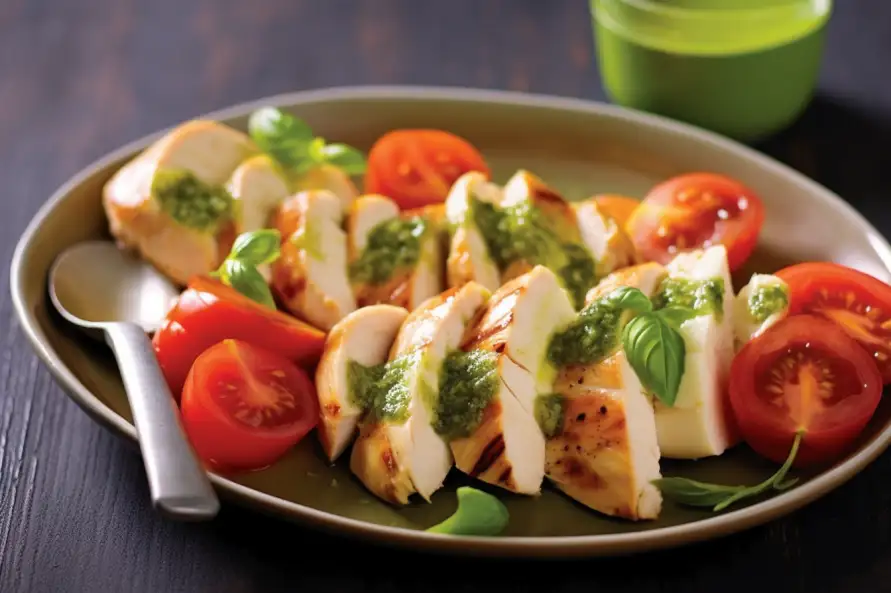 Poulet à la caprese gourmand