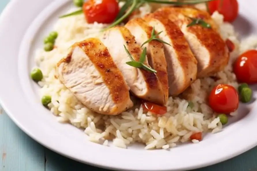 Poulet au riz savoureux