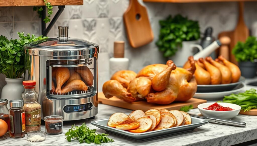 Rotisserie Chicken Preparation