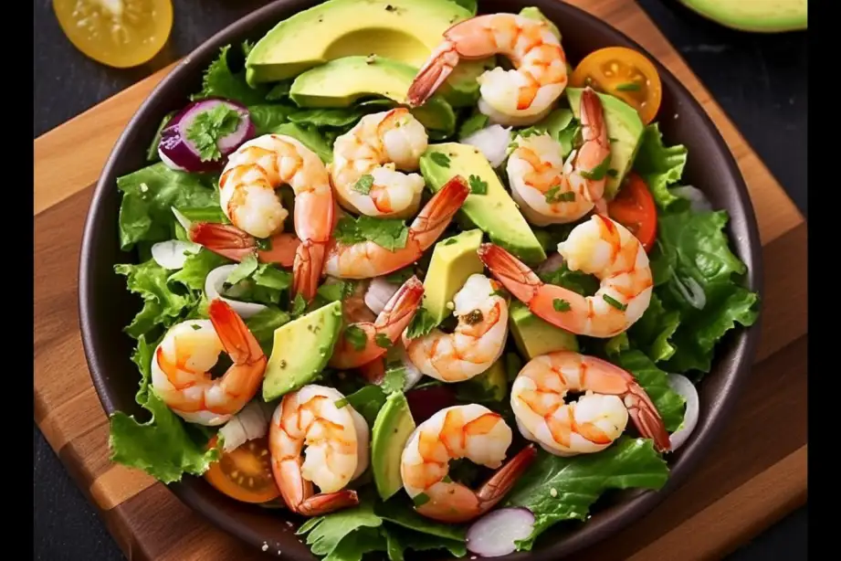 Shrimp Salad with Creamy Lemon Dressing