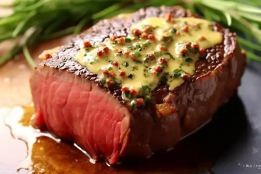 Steak with Creamy Mustard Sauce