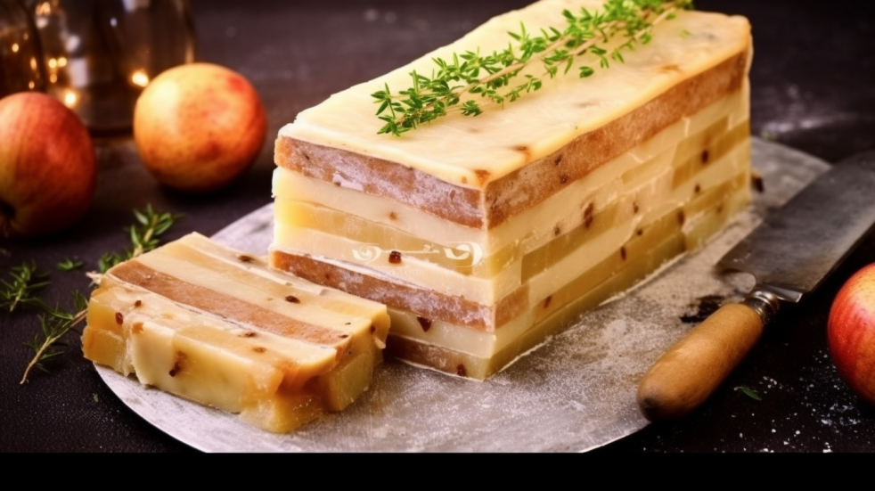 Foie Gras Terrine with Apples