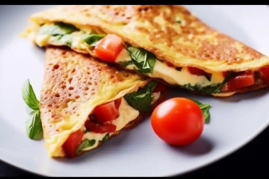 Tomato Basil Omelette