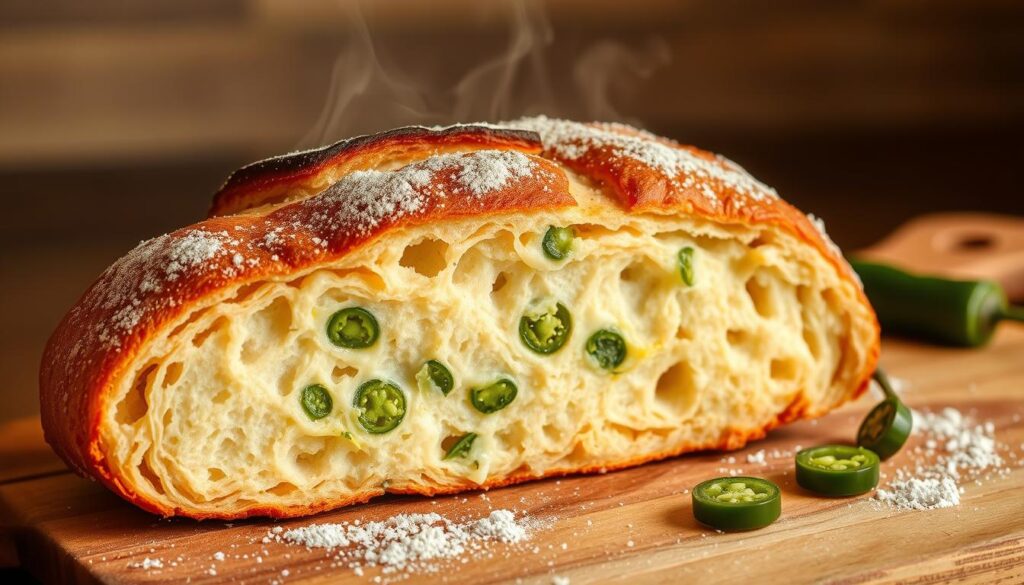 Vegan Jalapeño Cheese Artisan Bread