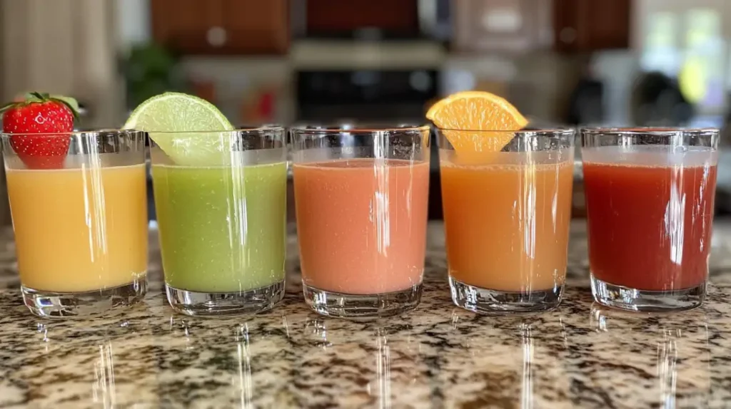 Variety of adrenal cocktail recipe variations