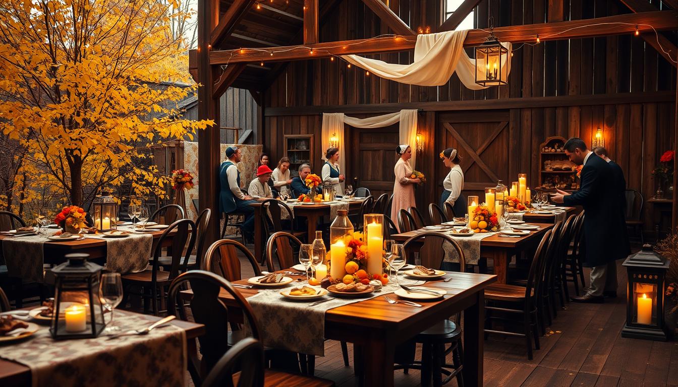 amish thanksgiving dinner firehouse wedding pa