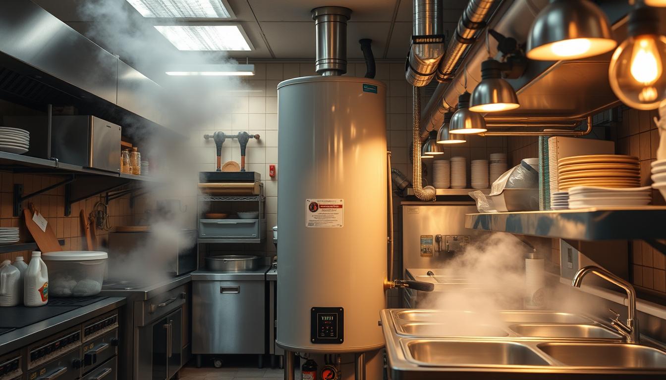 north carolina food establishment water heater recovery rate