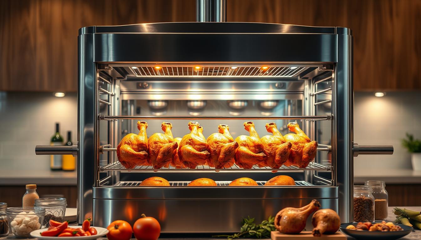 rotisserie chicken machine