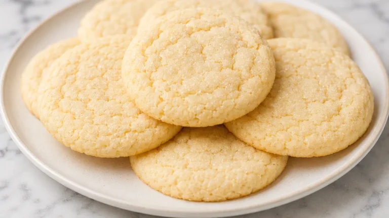 Soft & Chewy Almond Flour Sugar Cookies
